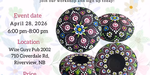 Riverview-Hoppy Dots & Spring Bloom Dot-Painting Workshop