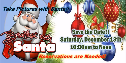 Breakfast or Lunch with Santa