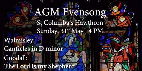 RSCM SA AGM Come and Sing Evensong