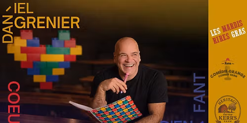 Daniel Grenier pr\u00e9sente Coeur d'enfant \u00e0 la Ferme Kerr Com\u00e9die Grange