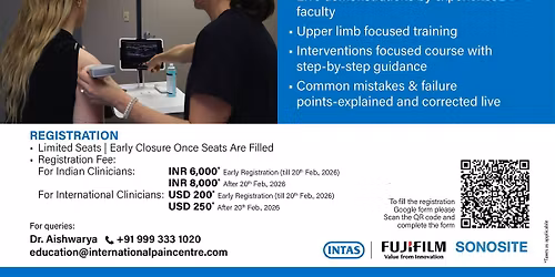 Ultrasound-Guided Upper Limb Blocks & Pain Course