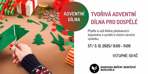 Tvo\u0159iv\u00e1 adventn\u00ed d\u00edlna pro dosp\u011bl\u00e9