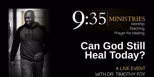 Can God Still Heal Today?