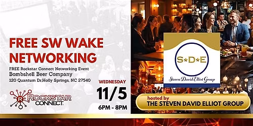 Free SW Wake Rockstar Connect Networking Event  (November, NC)