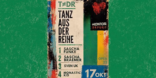 TADR: Sascha Funke I Sascha Braemer I Sven UK I  Monastic Kid \/\/ (DJ SET)