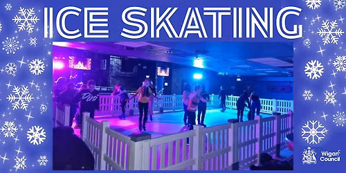 Ice Skating at Leigh library!