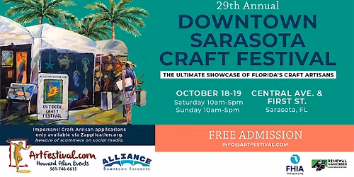29th Annual Downtown Sarasota Craft Festival