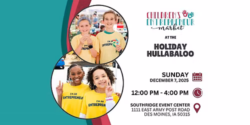 Children\u2019s Entrepreneur Market at the Holiday Hullabaloo