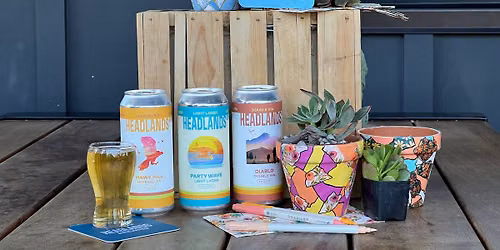 Paints, Pots and Pints at Headlands Brewing