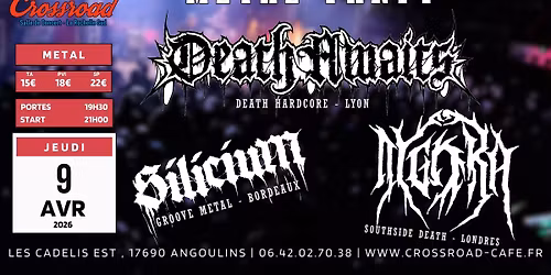CONCERT | METAL PARTY | DEATH AWAITS \u00d7 SILICIUM \u00d7 DYGORA
