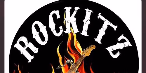 ROCKITZ BLUES N BOOGIE BAND on the front green!