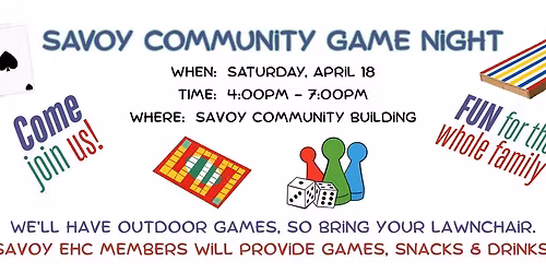 Savoy Community Game Night