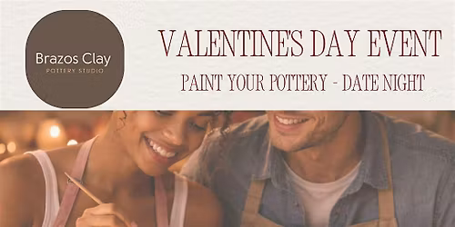 Paint your Pottery Valentine\u2019s Date Night