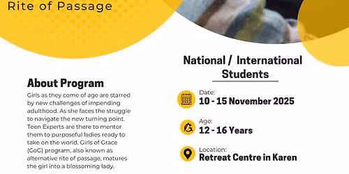 GIRLS II LADIES - ALTERNATIVE RITE OF PASSAGE