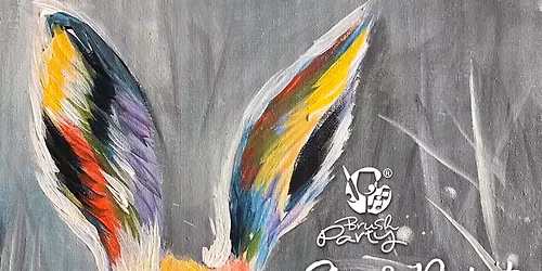 Join Brush Party with Mat to paint 'Good Hare Day' - Puxton Park