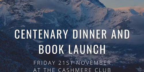 CMC Centenary Dinner and Book Launch