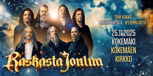 RASKASTA JOULUA 2025 - AKUSTINEN KONSERTTIKIERTUE - KOKEM\u00c4EN KIRKKO