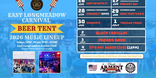 EVT's 2026 Carnival Beer Tent Concert Series