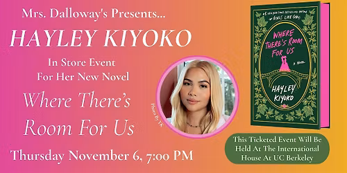 Hayley Kiyoko's WHERE THERE'S ROOM FOR US Special Event and Book Signing