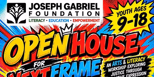 OPEN HOUSE: NEXT FRAME: Arts & Comic Program 6 Week Workshop{Yonkers}