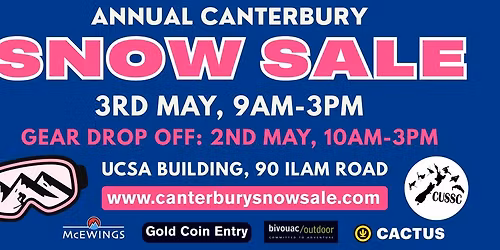 Annual Canterbury Snow Sale 