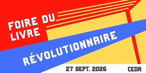 Foire du livre r\u00e9volutionnaire