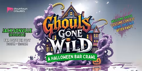Halloween Bar Crawl 10\/31 - Jacksonville (Riverside)