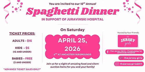 12 Annual Spaghetti Dinner and Silent Auction