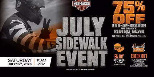 July Sidewalk Event