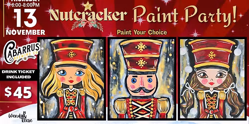 Nutcracker Paint Party at Cabarrus Brewing Company