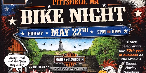 Ronnie''s Harley-Davidson 1st Bike Night of our 70th year and riding season.