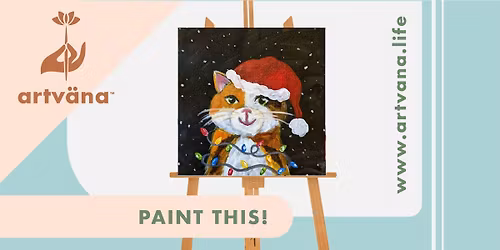 Holiday Paint and Sip Art Class at The Redd Dog Tacoma by Artvana December