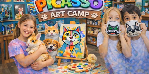 Paws & Picasso Art Camp, Ages 6-I8