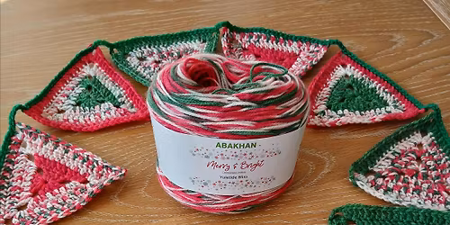 Christmas Crochet Bunting Class at Abakhan Shrewsbury