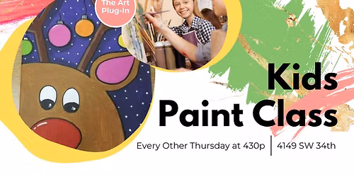 Kids Paint Class - Snowman