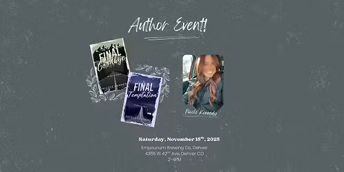 Author Meet & Greet: Nicole Kennedy - Alpine Peak Series