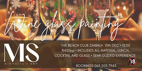 Sip & Paint - ZIMBALI BEACH CLUB - Christmas Time!