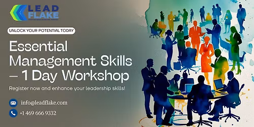 Essential Management Skills \u2013 1 Day Workshop in Stavanger