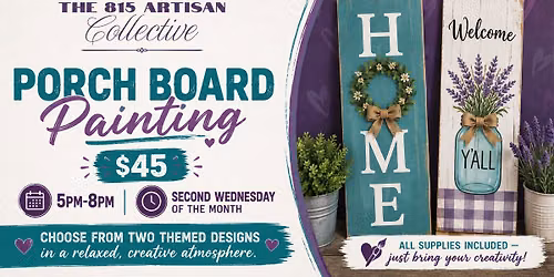 Porch Board Painting