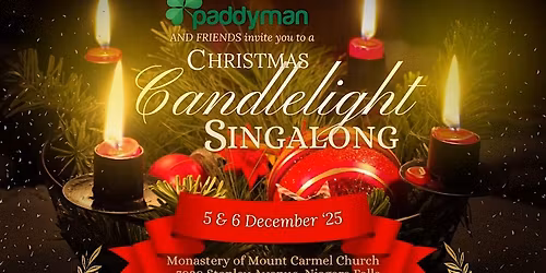 Christmas Candlelight Singalong in a Monastery Church!