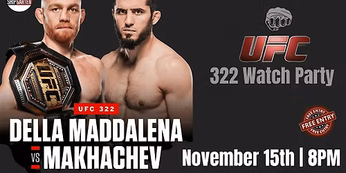 UFC 322: Della Maddalena vs. Makhachev