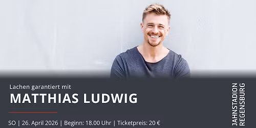 Comedian Matthias Ludwig im Jahnstadion Regensburg
