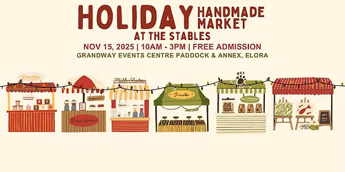 Holiday Handmade Market at the Stables