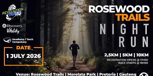 Rosewood Trails Night Run\/Walk