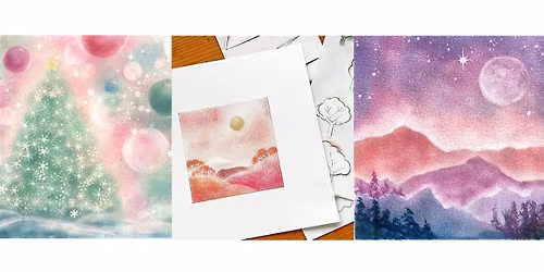 Pastel Nagomi Art Christmas Workshop . Mindful Art