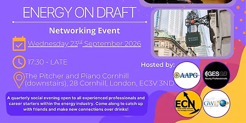Energy on Draft London Social Event by GESGB, SPE,LPS, EAGE, iChemE & AAPG