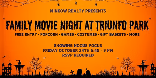Halloween Movie Night at Triunfo Park