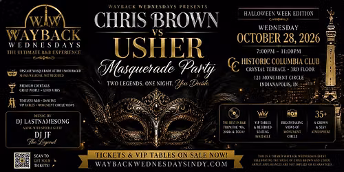 Wayback Wednesdays: Chris Brown vs. Usher Masquerade Party