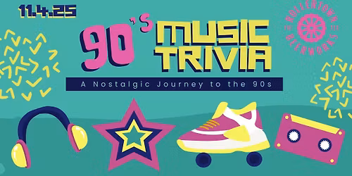 90's Music Trivia- Rollertown Frisco HQ