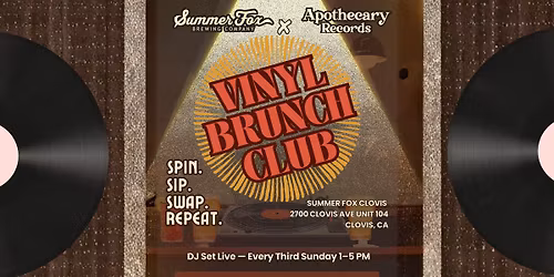 Vinyl Brunch Club at Summer Fox Brewing Company Clovis